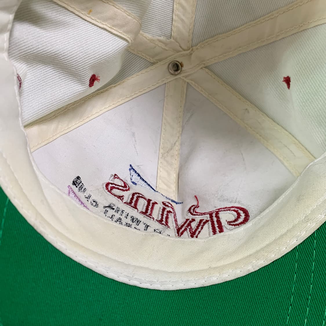 90s LG트윈스 빈티지 자수 볼캡 모자 상품이미지5