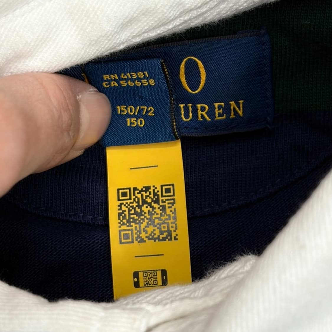 POLO 키즈 스트라이프 럭비티 M (10-12) 상품이미지5