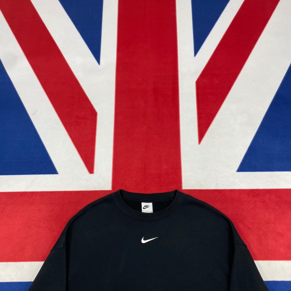  나이키 오버핏 크롭 맨투맨 S 실측 여성 77-88 상품이미지2