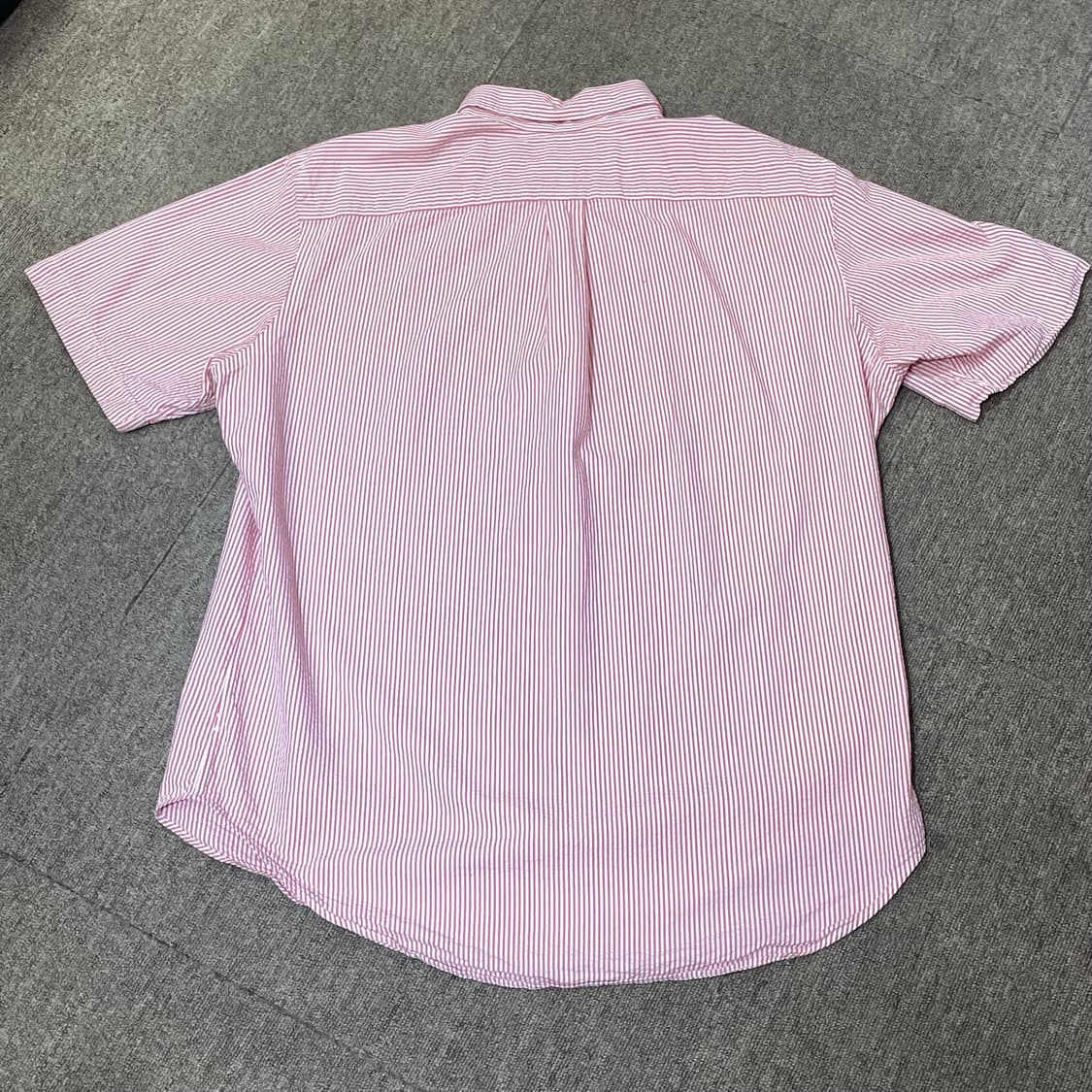 (L) POLO 폴로 랄프로렌 스트라이프 반팔 셔츠 클래식 핏 상품이미지8