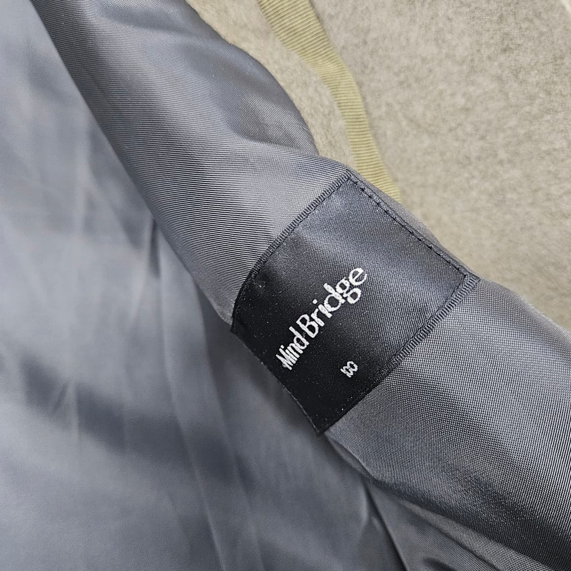 마인드브리지 울 캐시미어 롱코트 남자100 상품이미지8