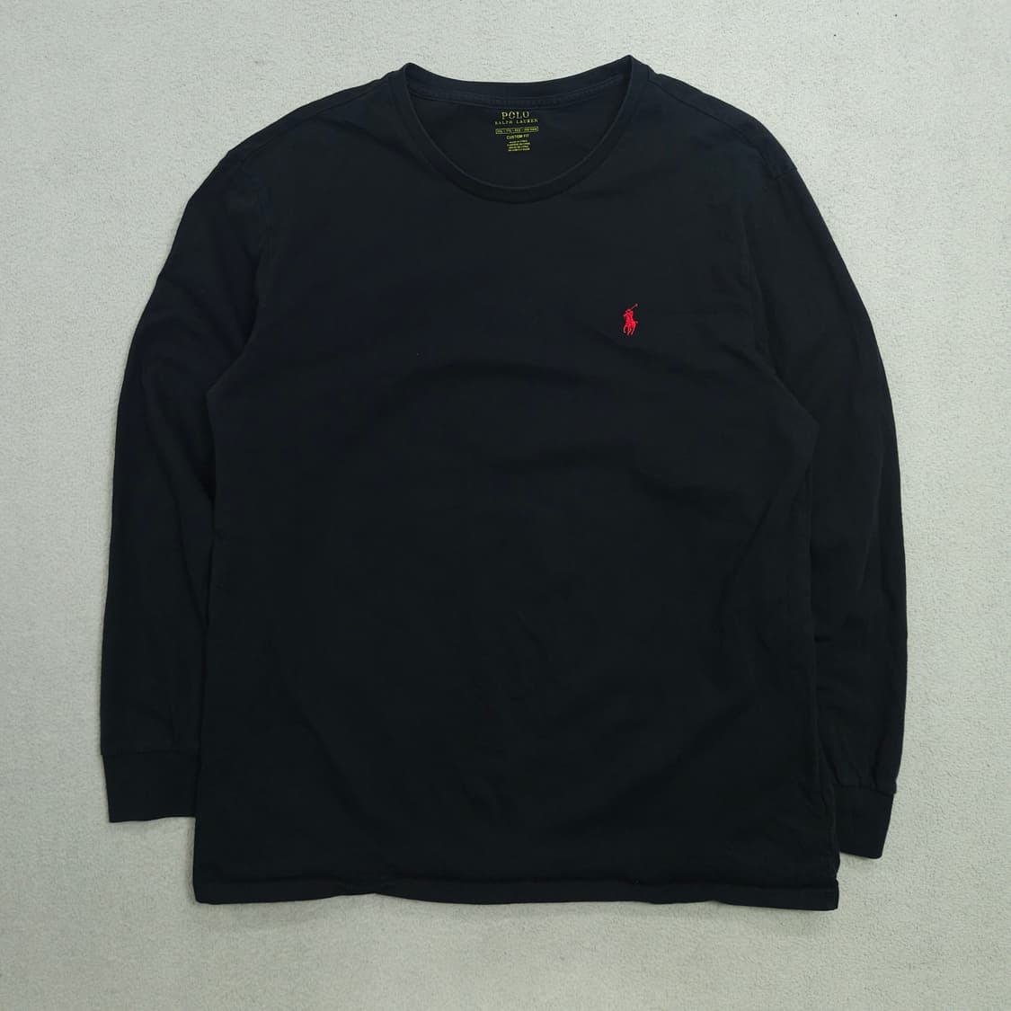 폴로 랄프 로렌 롱슬리브 XXL 블랙 상품이미지1