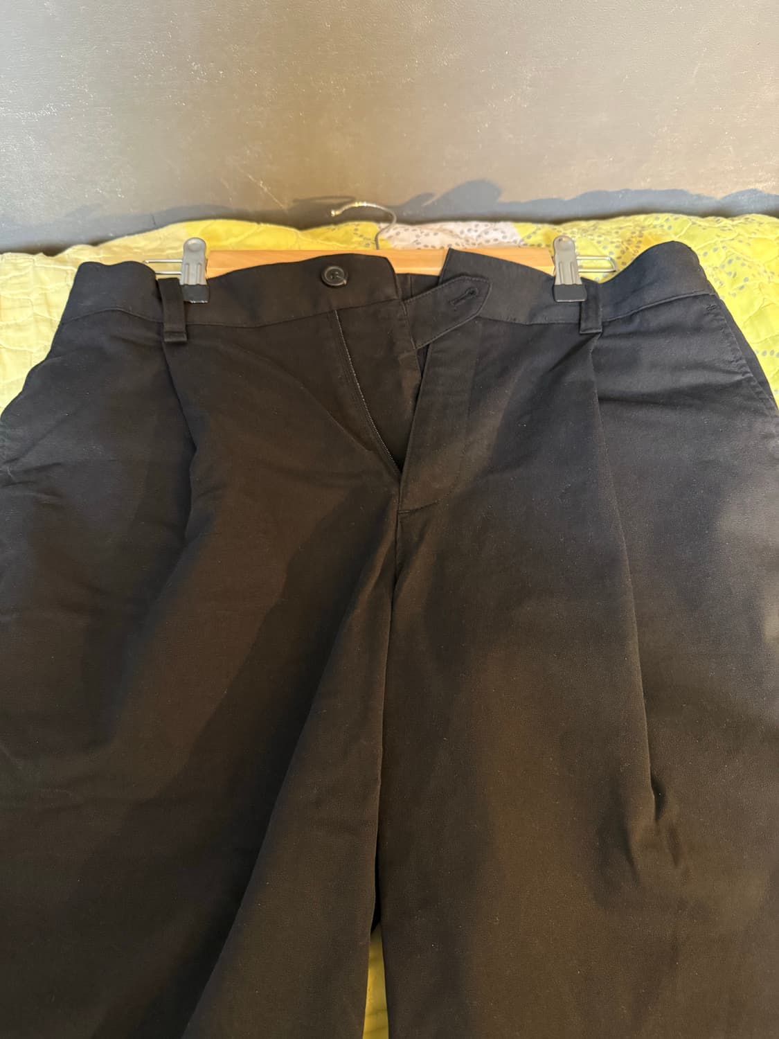 지오송지오 타임리스 세미와이드 팬츠 블랙 상품이미지4