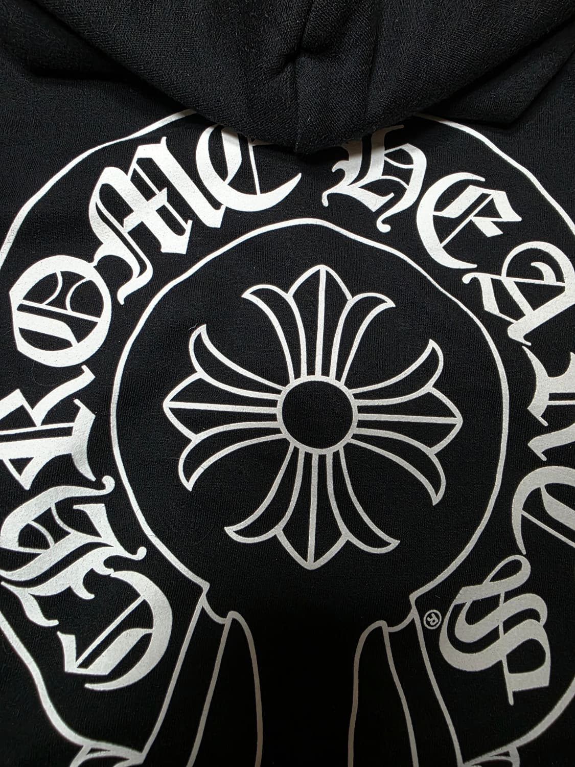 [새상품급]크롬하츠 홀스슈 뉴욕 후드티 블랙 상품이미지2