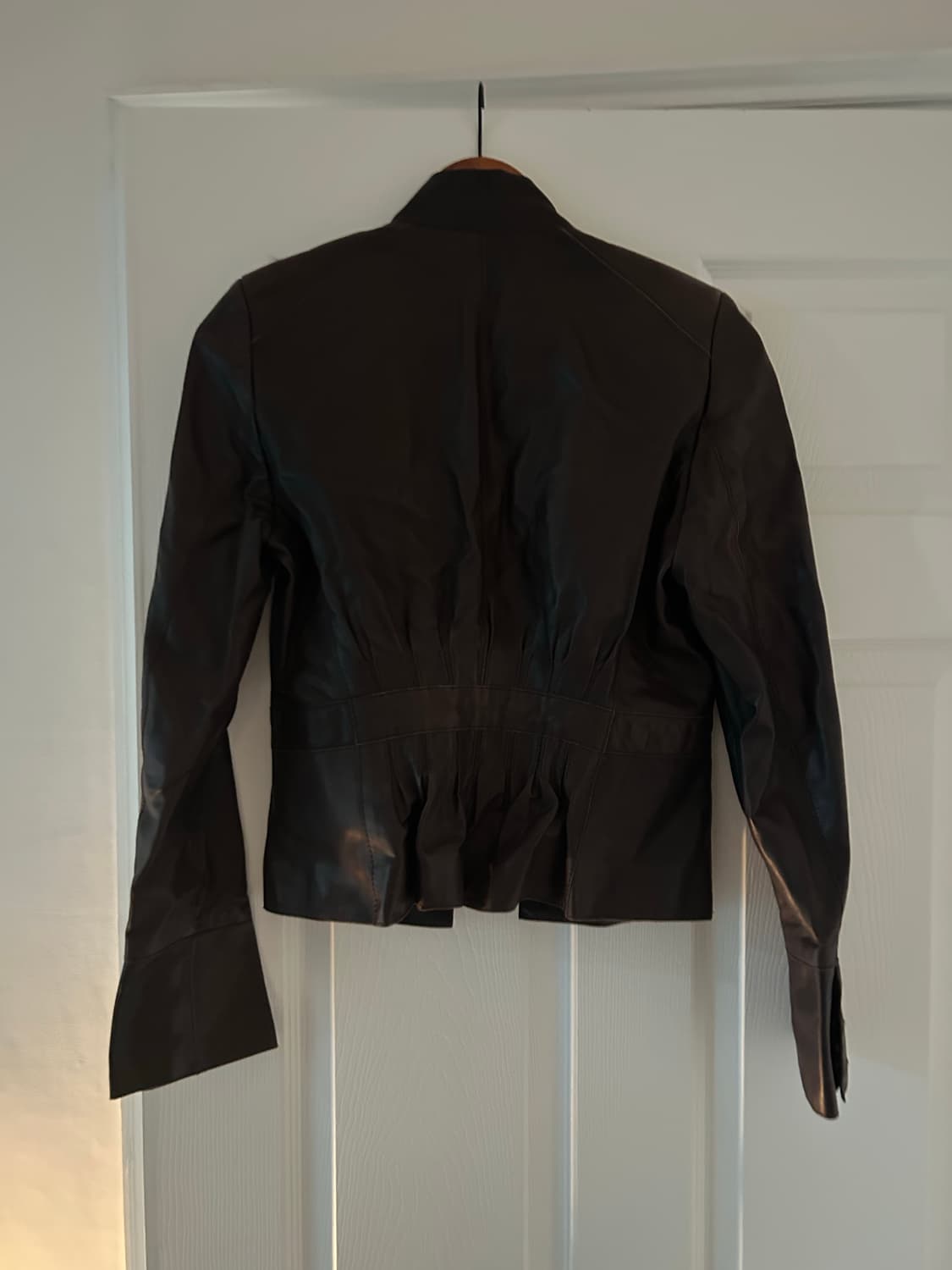 Hugo Boss 브라운 가죽 자켓 상품이미지1