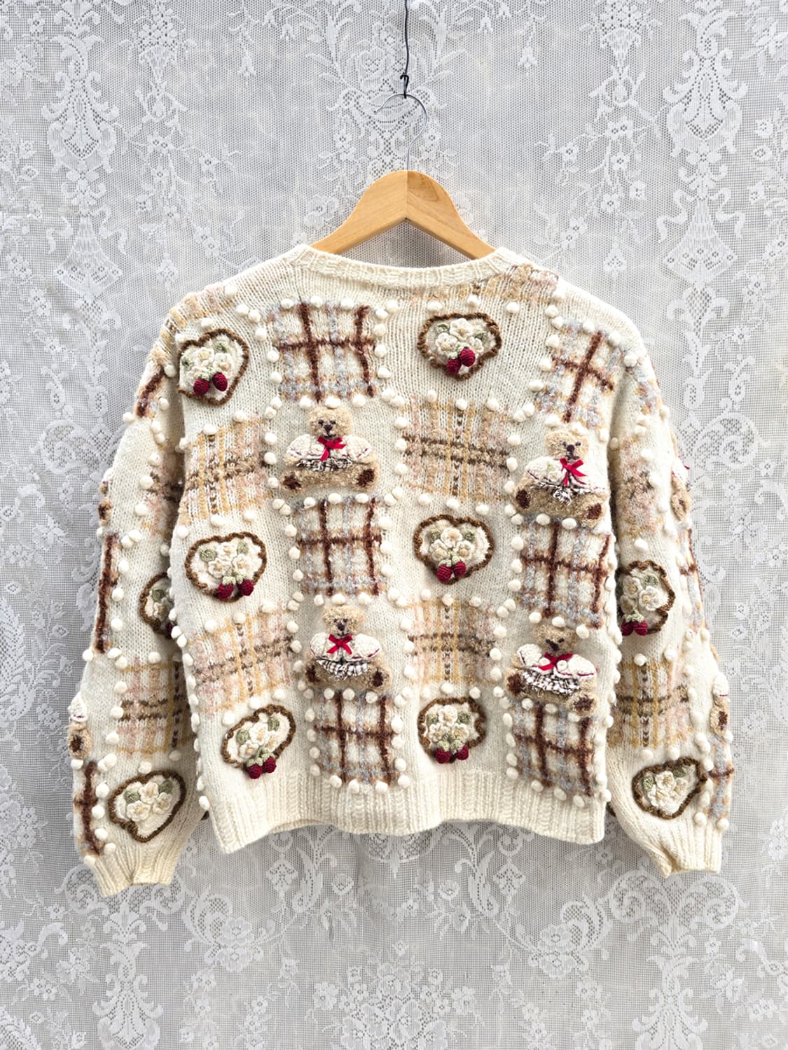 90s 일본 빈티지 니트 가디건 상품이미지6