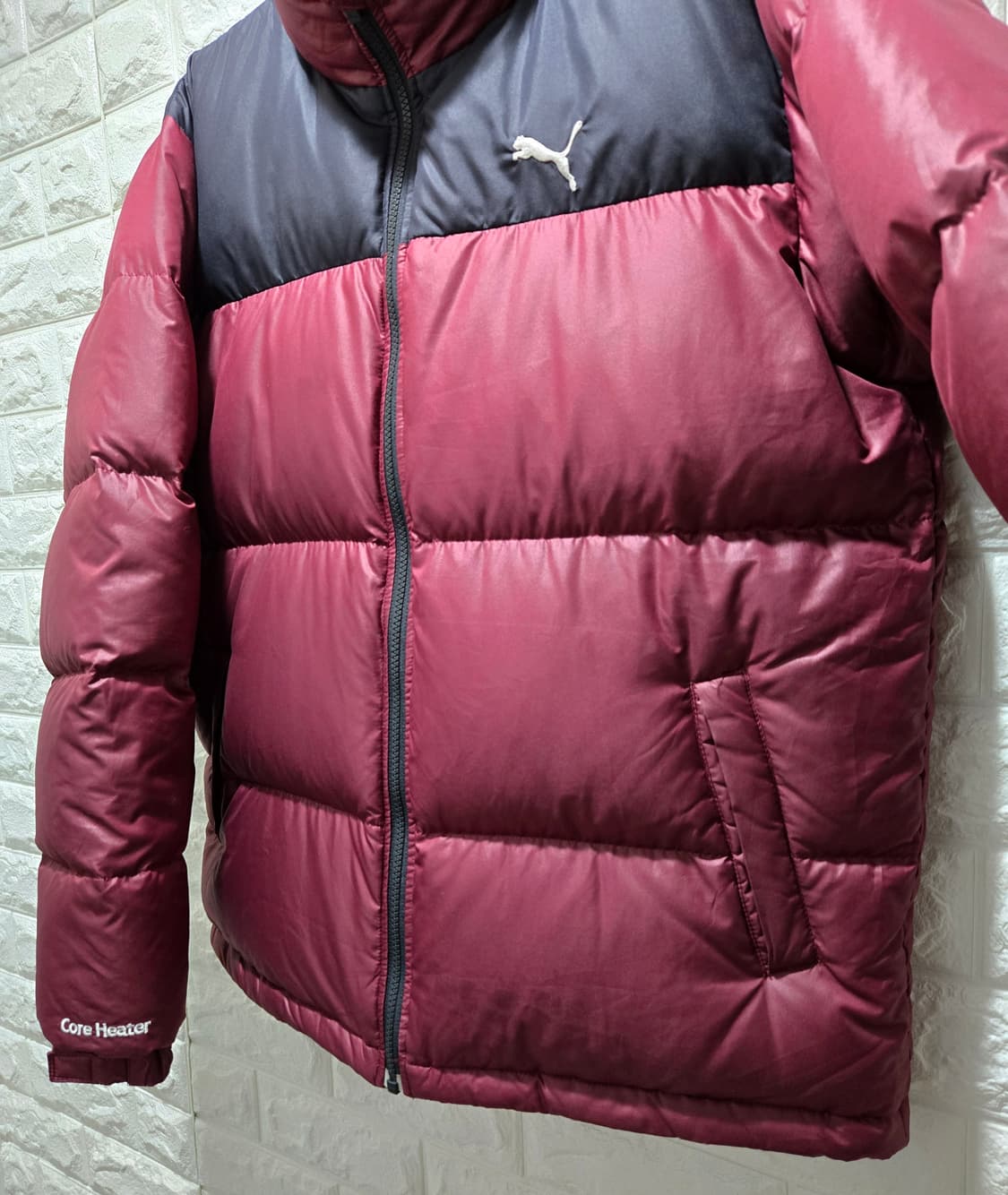 푸마 코어히터 구스다운 패딩점퍼 L 상품이미지5