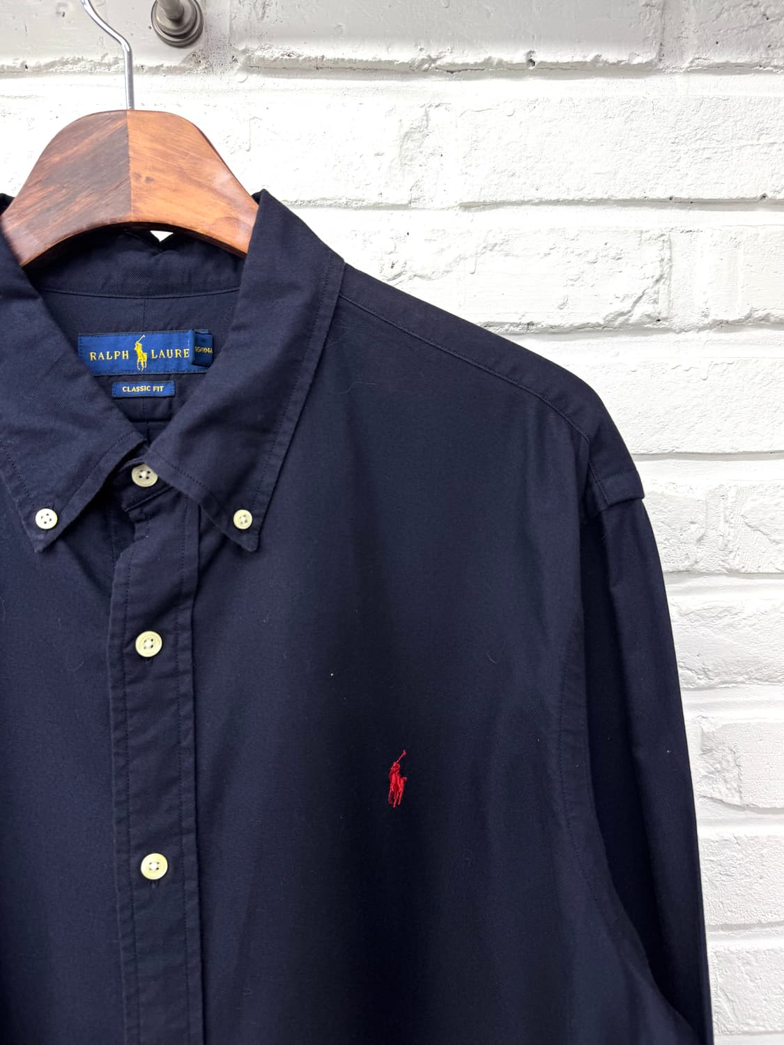 폴로 네이비 클래식핏 셔츠 상품이미지4