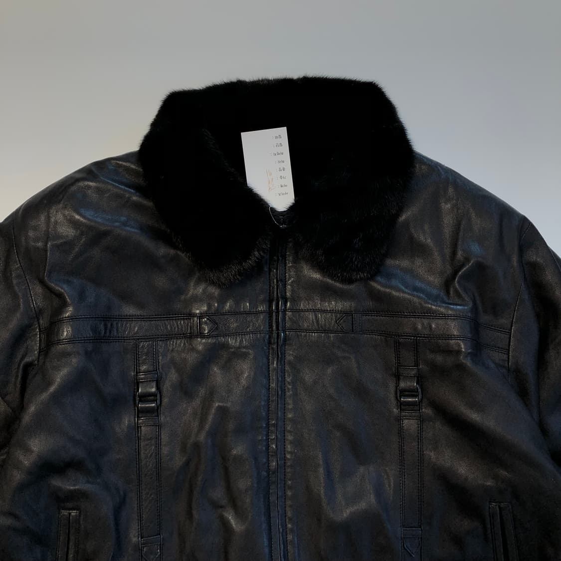 밍크퍼 리버시블 레더자켓 상품이미지7