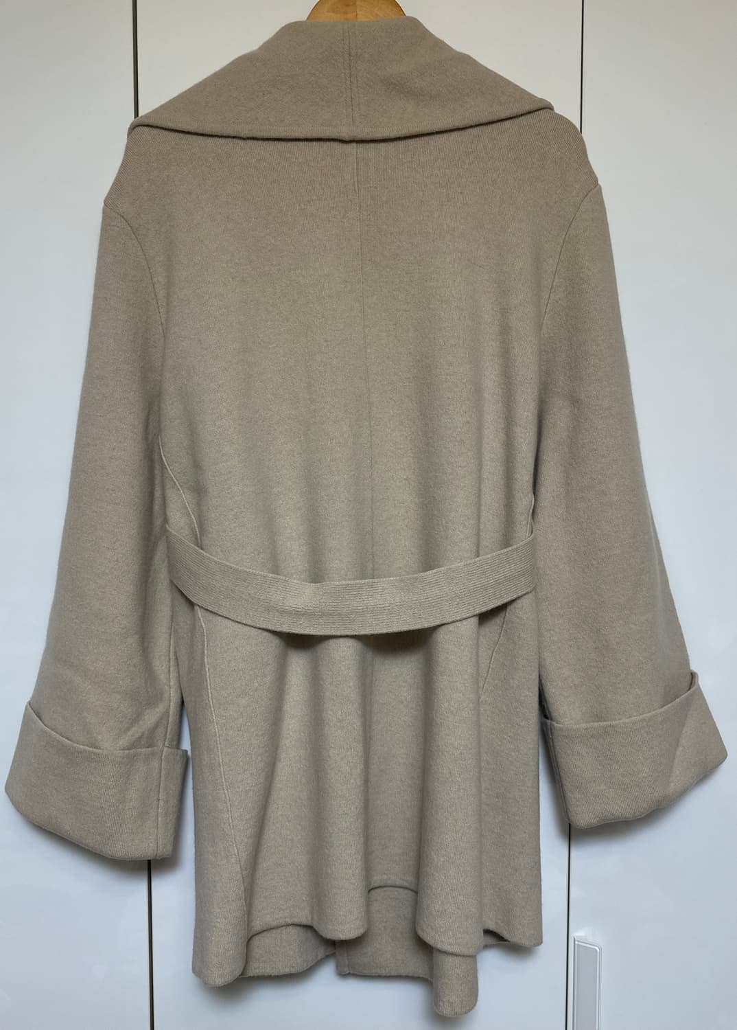 ORR 오르 베이지색 랩 울캐시미어가디건 상품이미지6