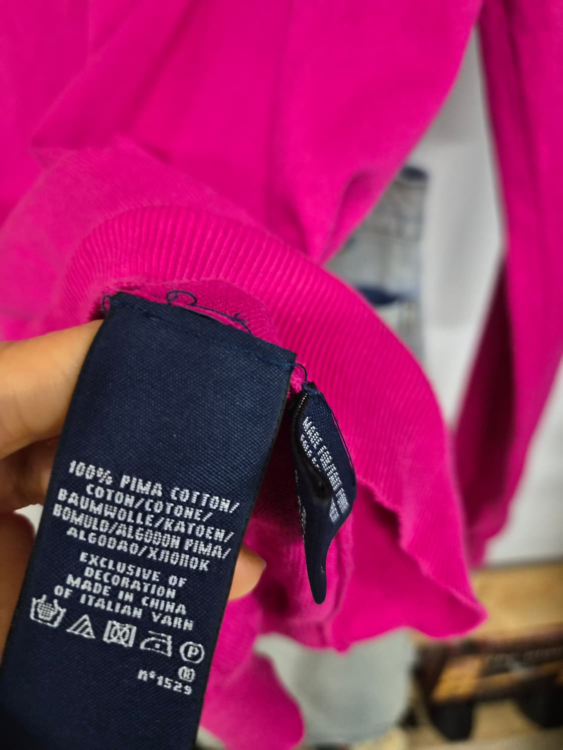 폴로랄프로렌 코튼 브이넥 니트 상품이미지4