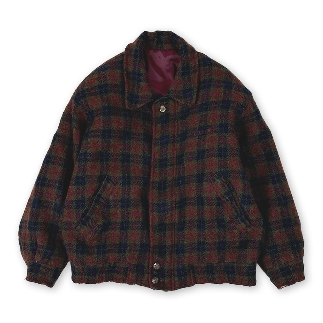 크리스찬어워즈 울 체크 블루종 상품이미지1