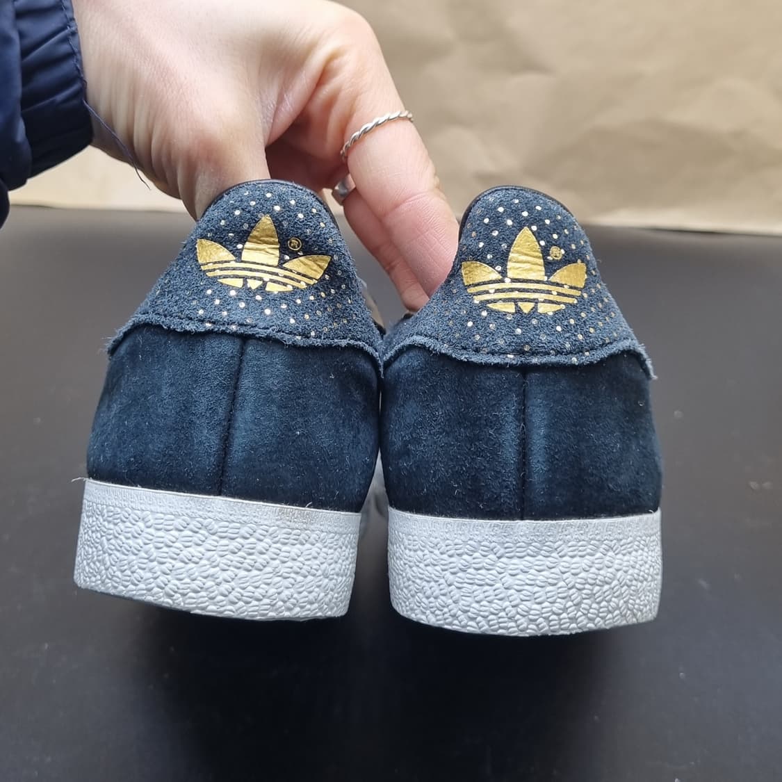 아디다스 가젤 골드 스니커즈 220 상품이미지4