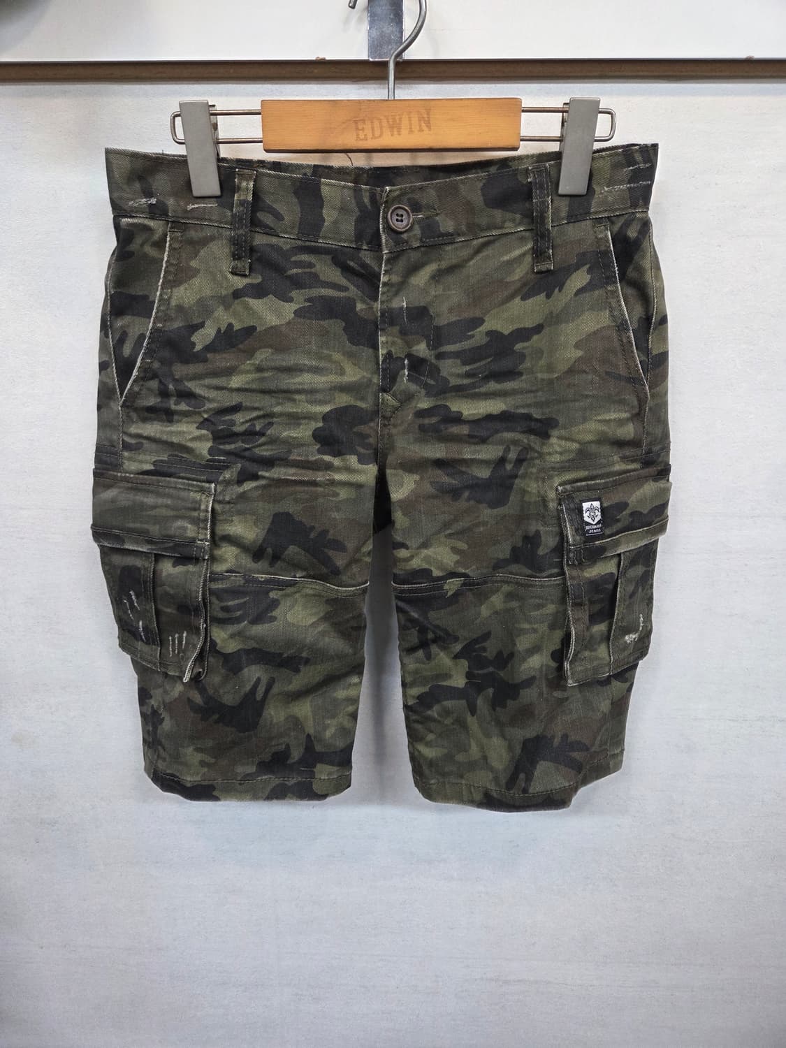 버커루 빈티지 카모 카고 반바지 28 상품이미지1