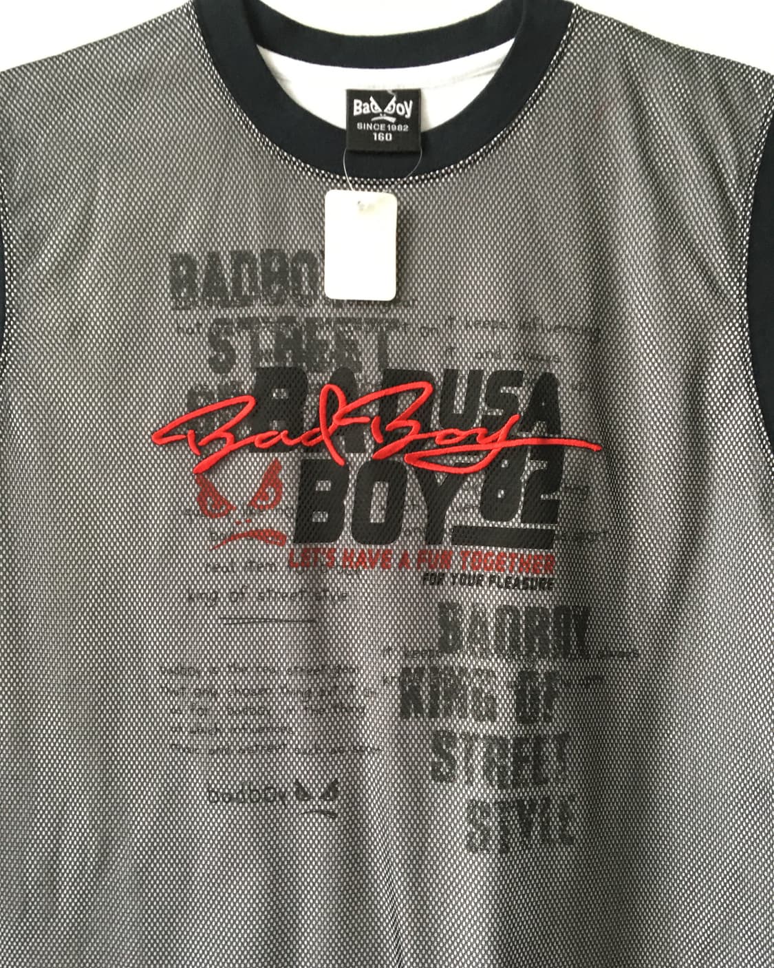 Bad boy mesh layered sleeveless 상품이미지5