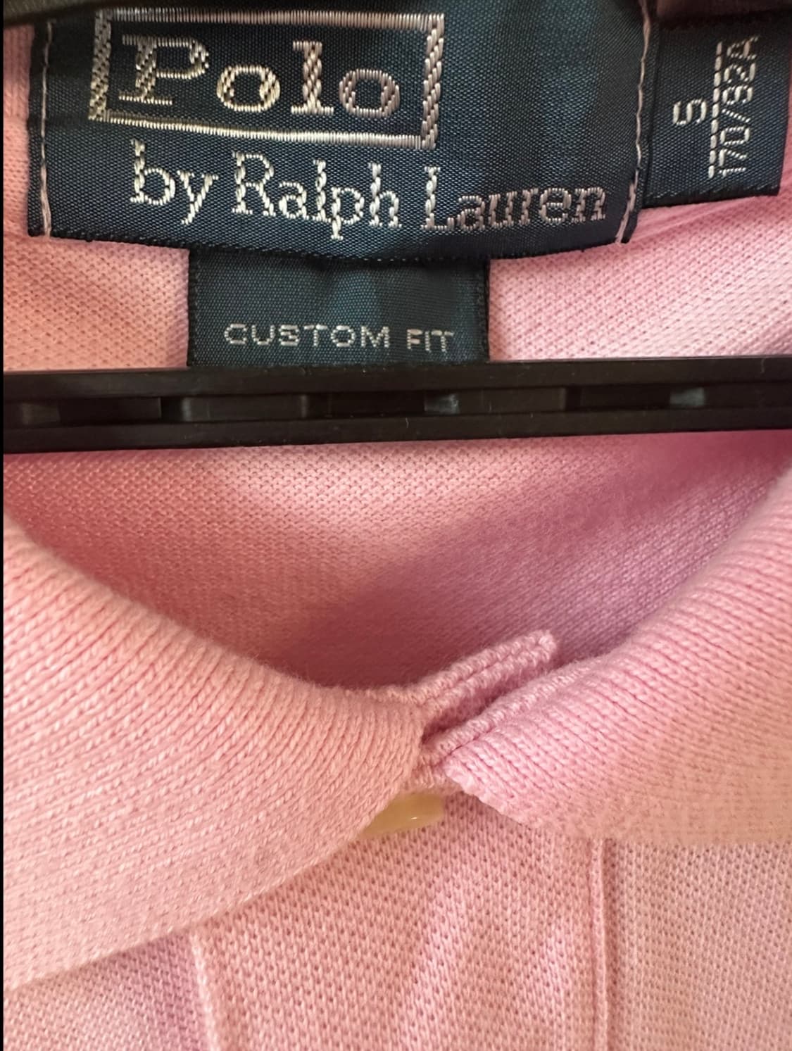 폴로 랄프로렌 핑크색 반팔 카라티 상품이미지3