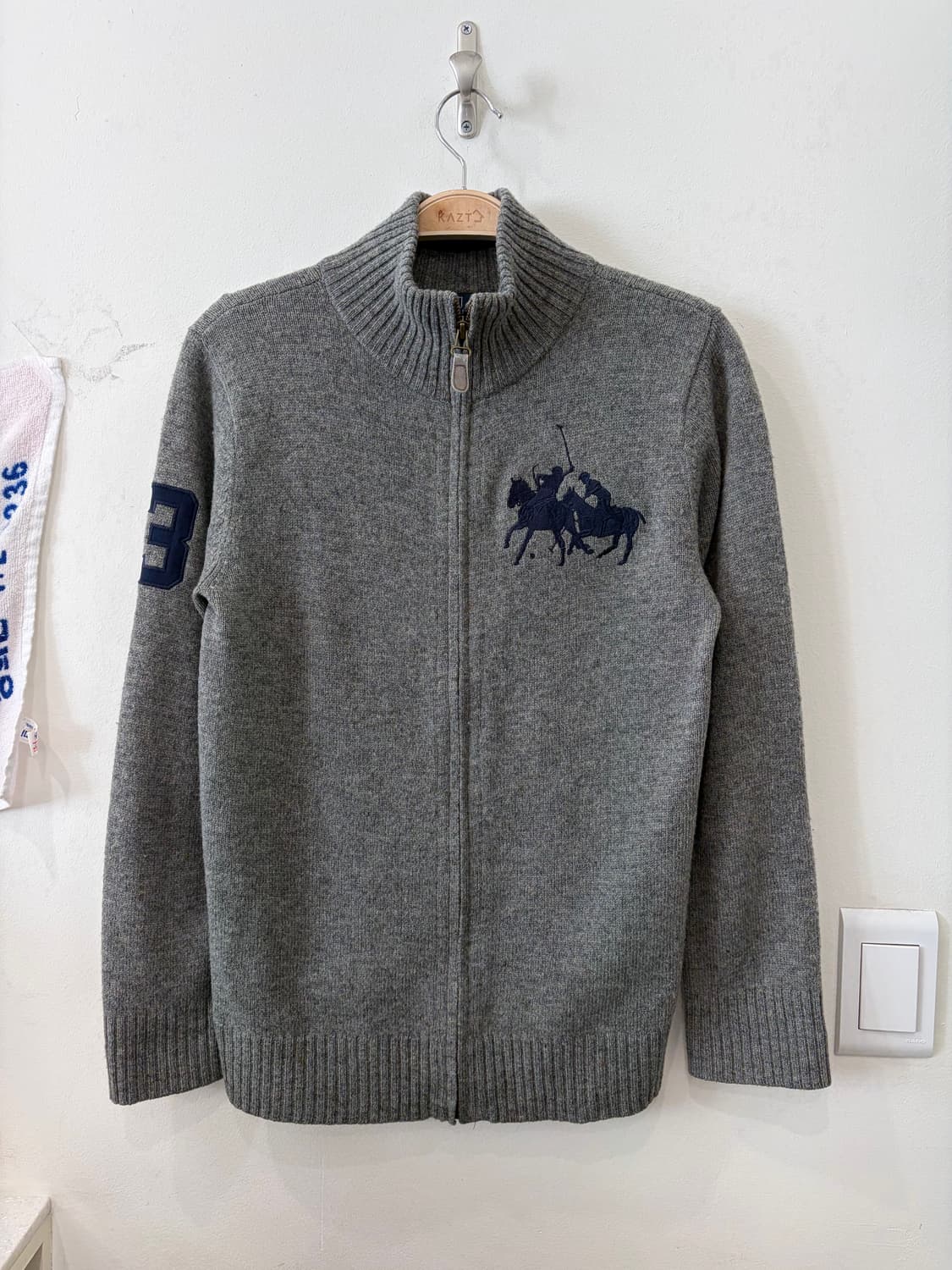 298. 폴로 빅포니 니트집업 상품이미지1