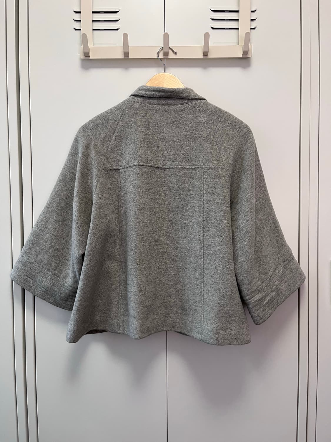 빈티지 투버튼 둥근카라 사와코 울코트 상품이미지10