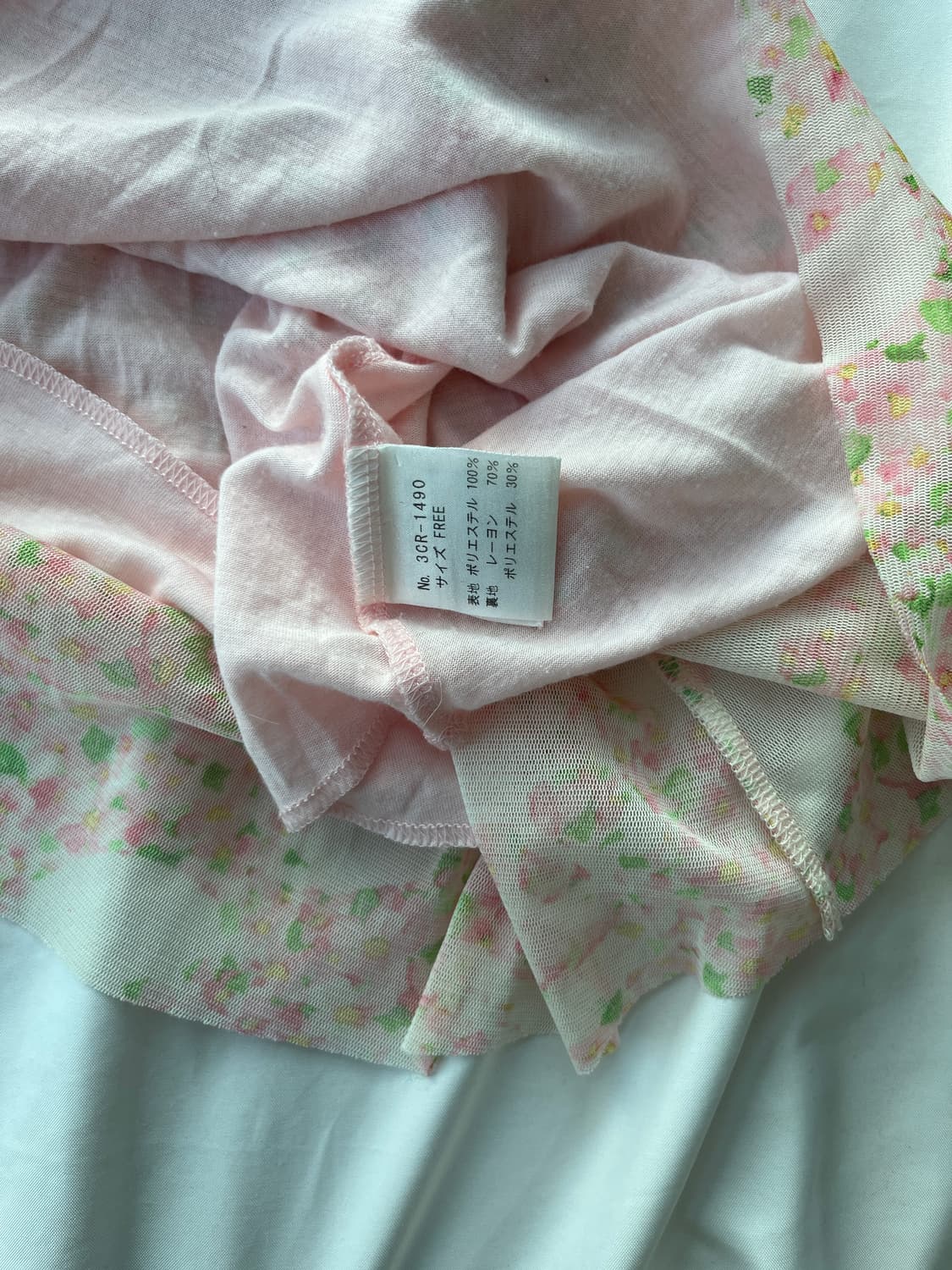 (초레어) 히스테릭 글래머 스컬 해골 꽃무늬 레이스 캐미솔 원피스 드레스 상품이미지9