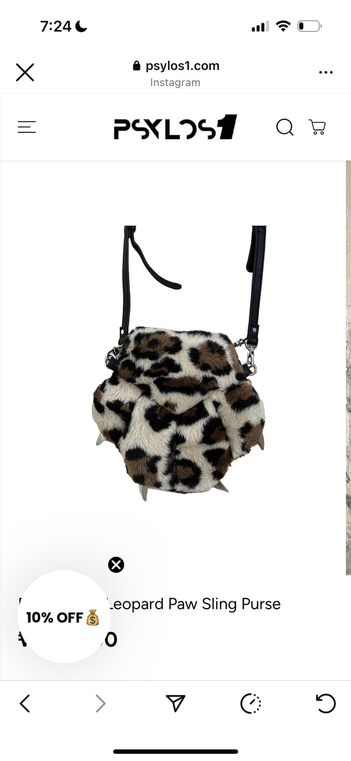 갸루 펑크 발바닥 가방 (세일함댜) 상품이미지4