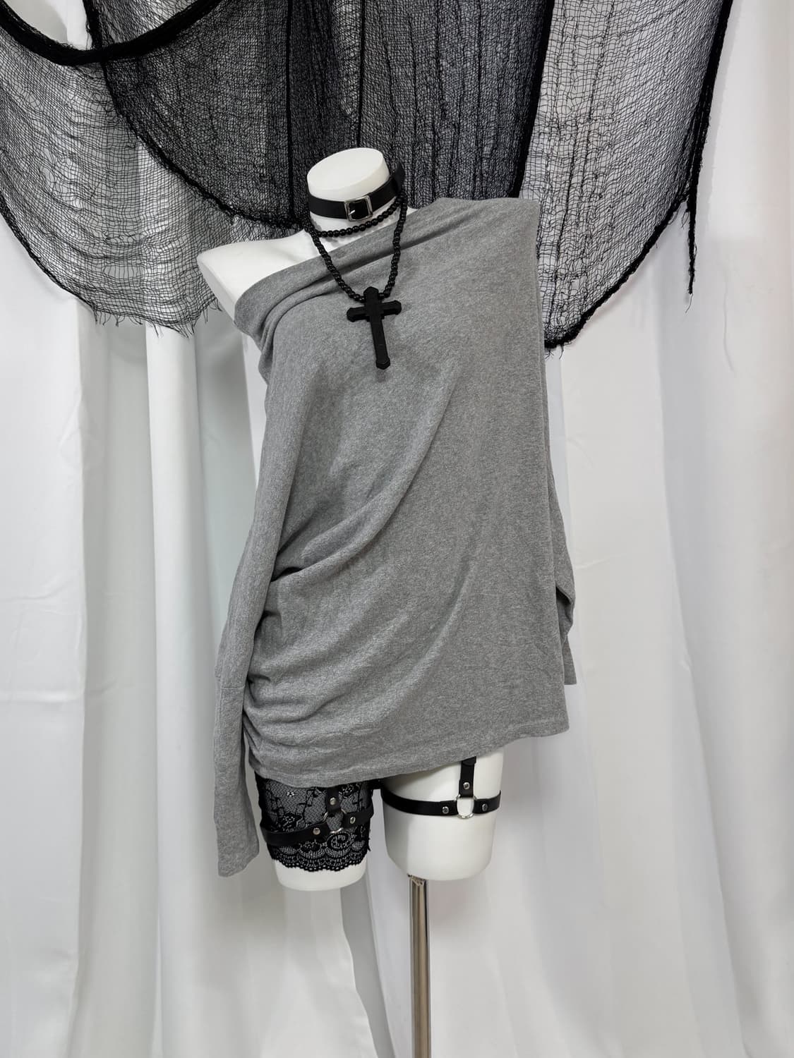 gray knit 상품이미지1