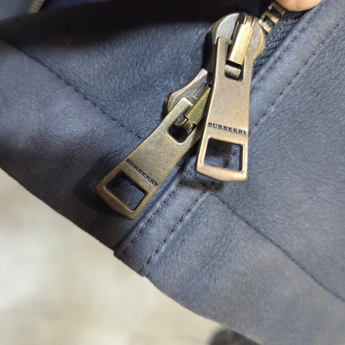 버버리 시어링 무스탕 코트 상품이미지5