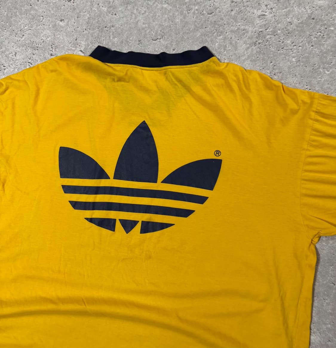 2XL 아디다스 빅로고 올드스쿨 90s 면 반팔 티 병아리 상품이미지5