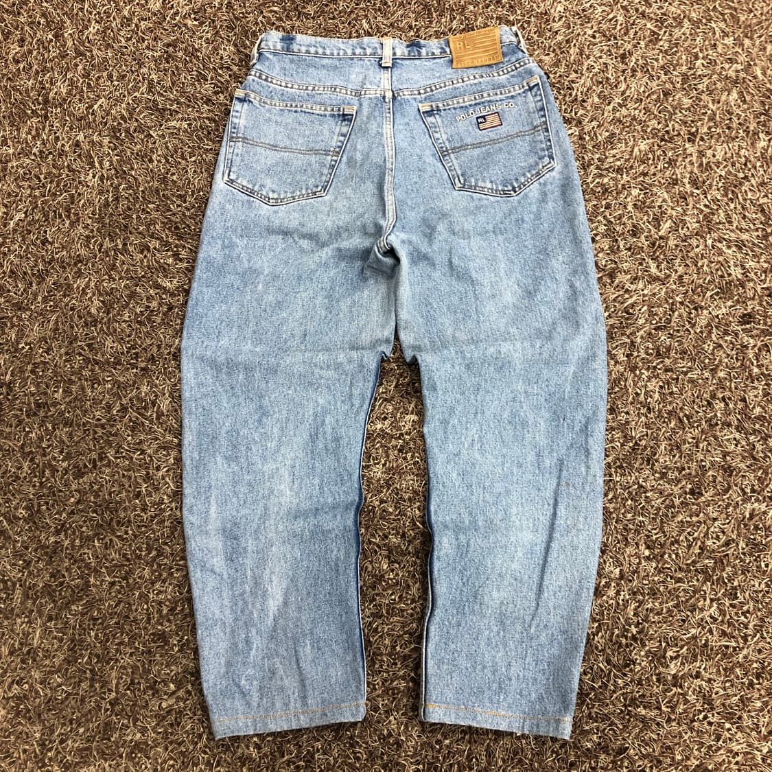 폴로 랄프로렌 하이웨스트 워싱 데님팬츠 상품이미지2