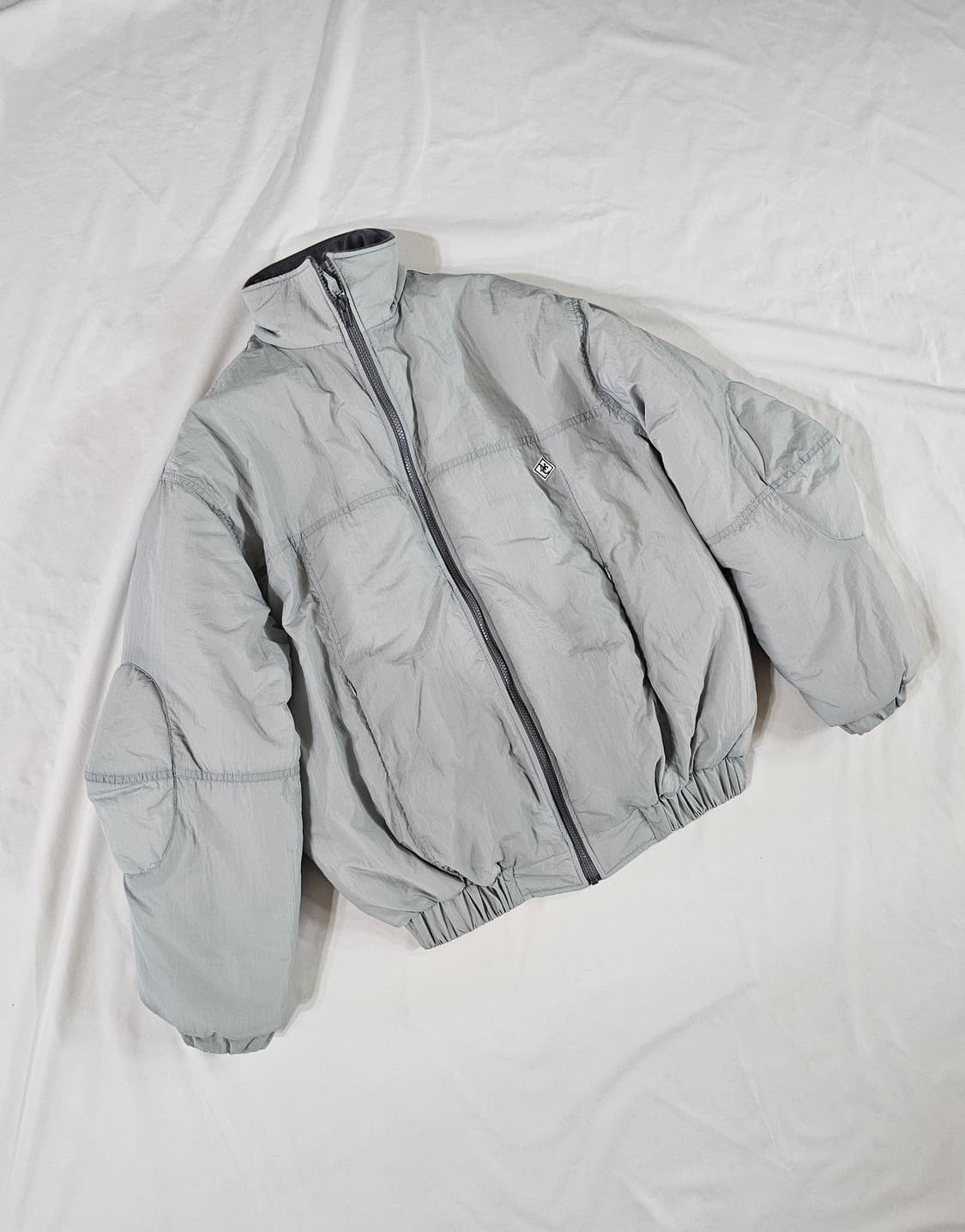 노컨텐츠 윈터 점퍼 라이트그레이 패딩 자켓 상품이미지4