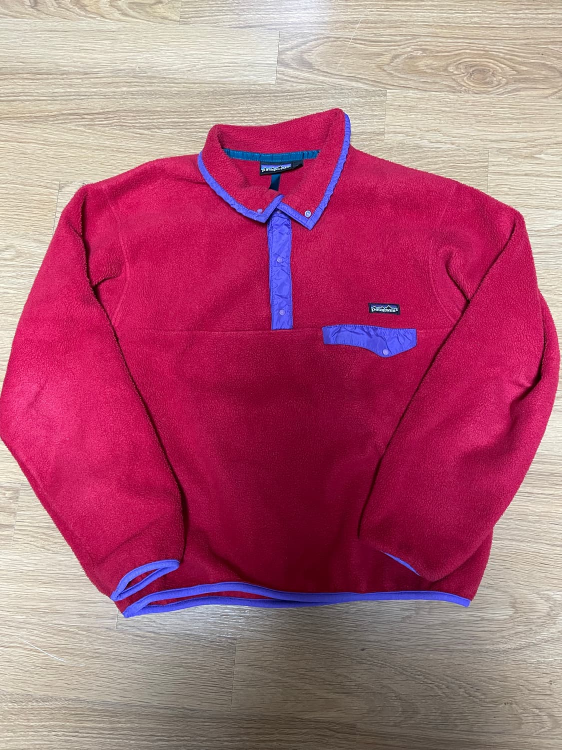 파타고니아 신칠라 made in usa 빈티지 레드 80s 90s 후리스 상품이미지1