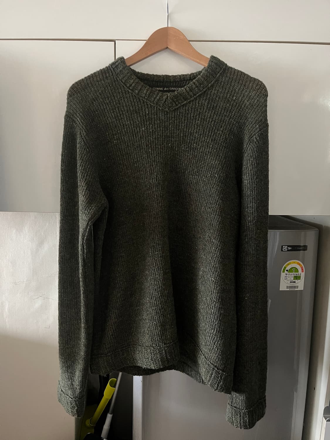 [M] 90s 꼼데가르송 옴므 플러스 브이넥 니트  상품이미지1