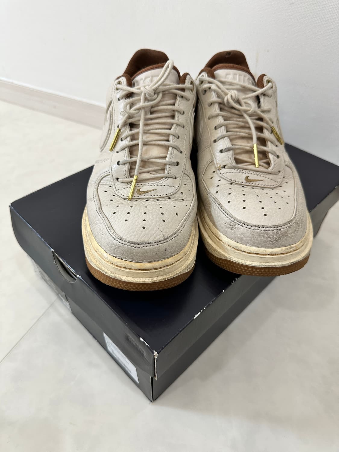 나이키 에어포스1 로우 럭스 펄화이트 260 상품이미지2