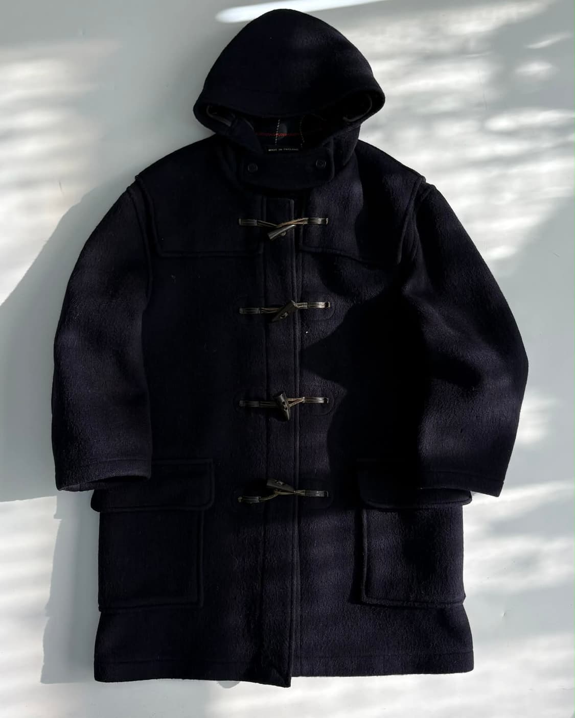 버버리 네이비 울 더플 코트 상품이미지2