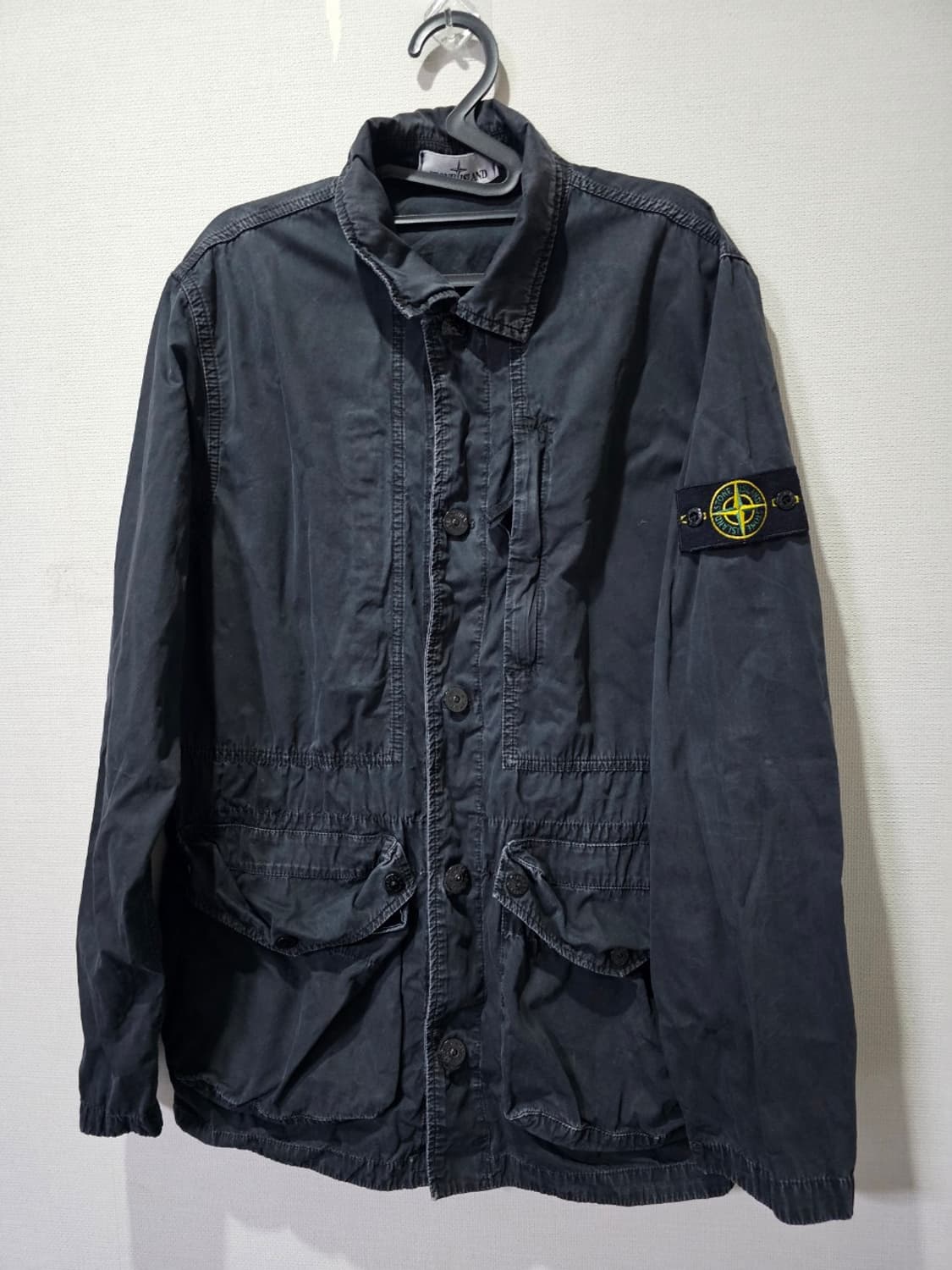 정품 스톤아일랜드 와펜 텔라 포켓 자켓 100 / L 상품이미지1