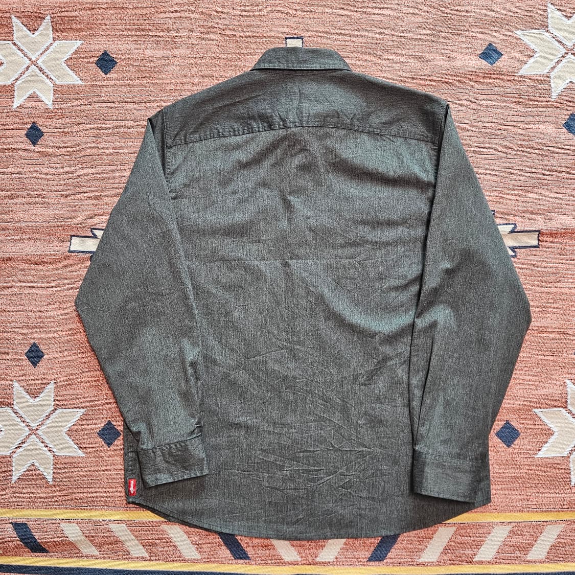 랭글러 워크셔츠 차콜그레이 상품이미지5