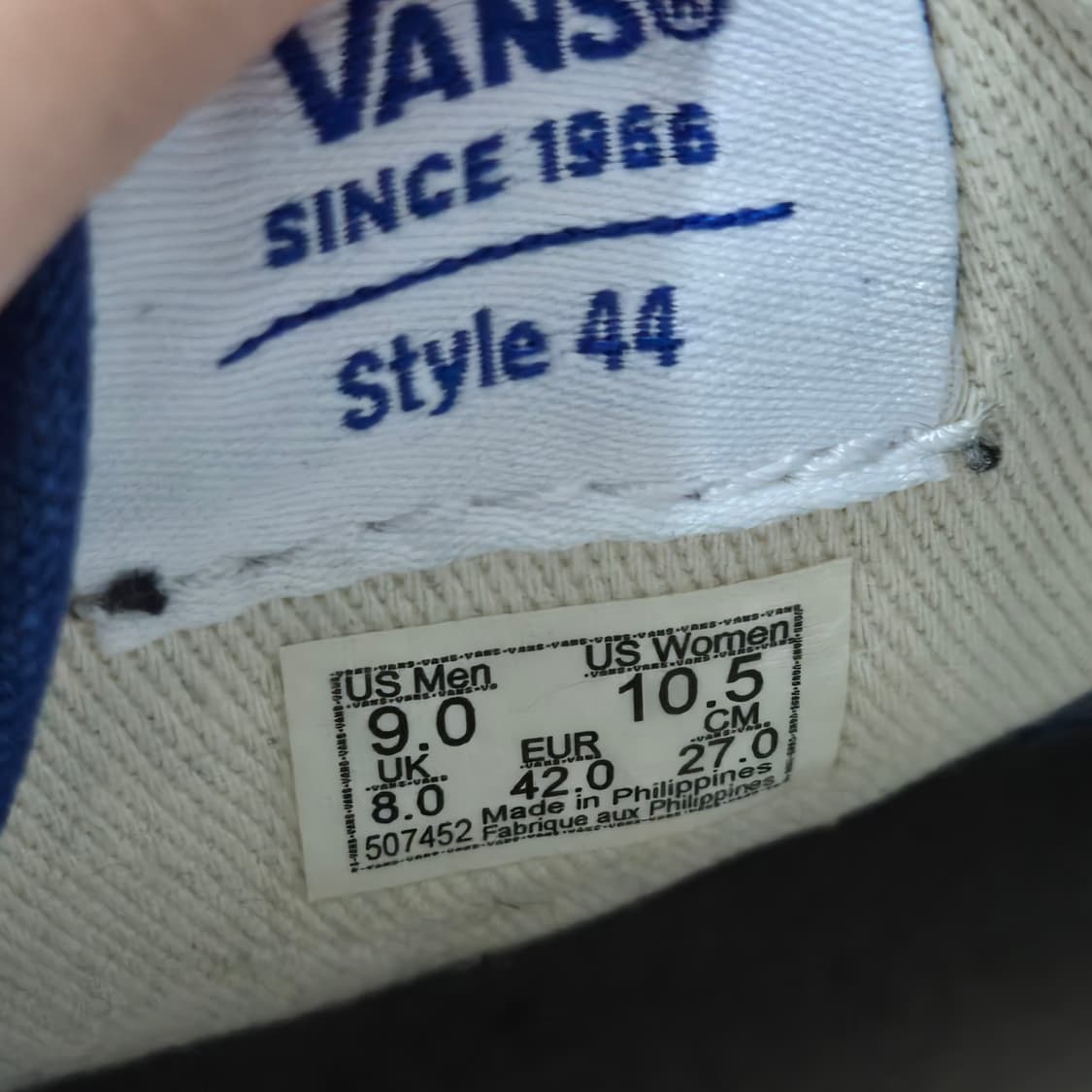 270 반스 애너하임 44dx 어센틱 네이비 상품이미지10