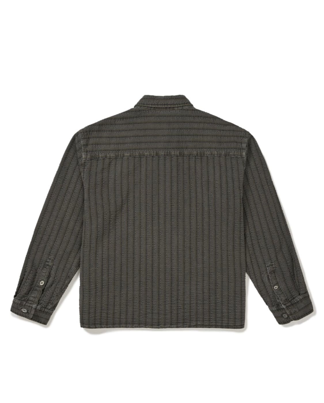 [Mmlg] STRIPE EASY SHIRTS (CHARCOAL) 상품이미지2