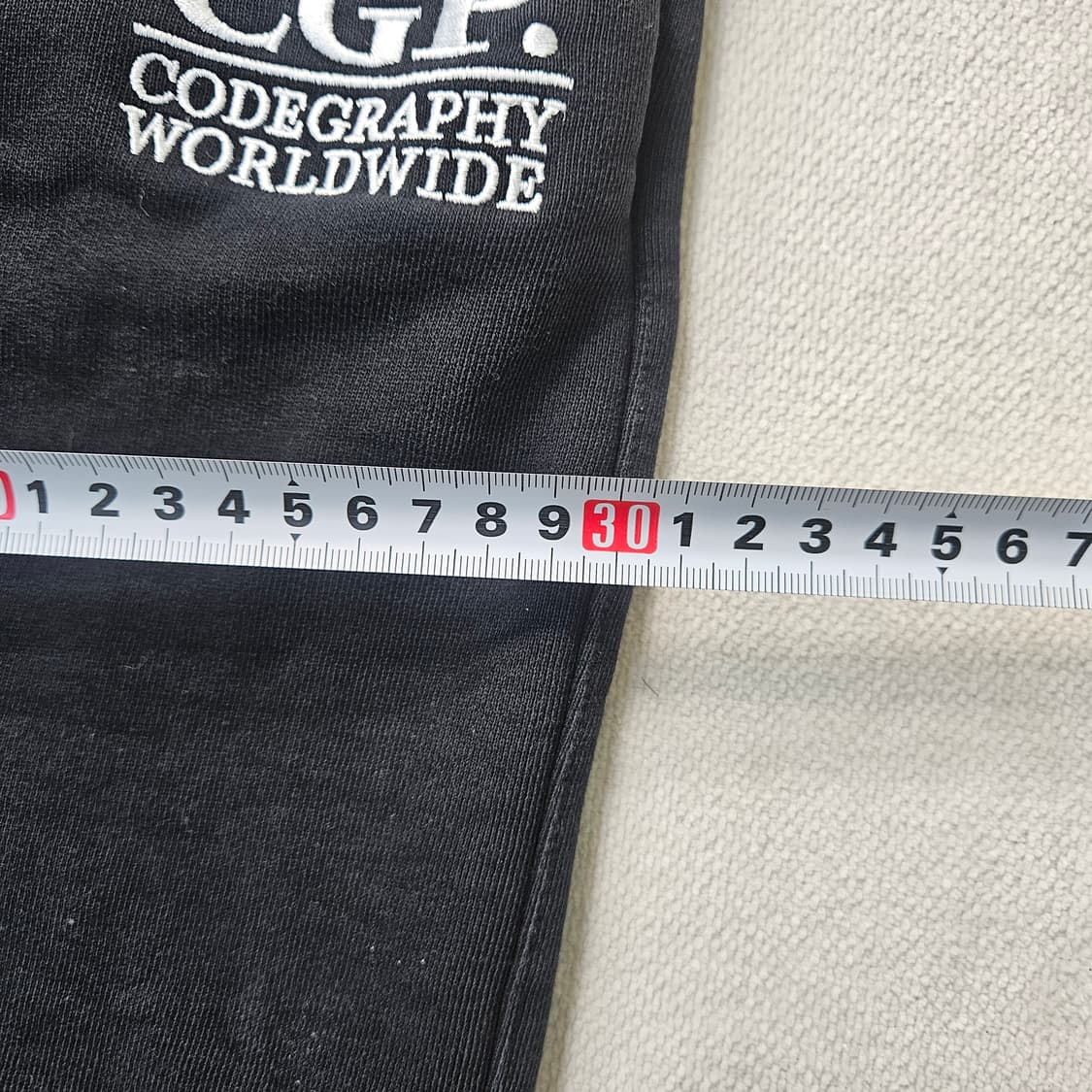 S 코드그라피 블랙 팬츠 0309Y 상품이미지6
