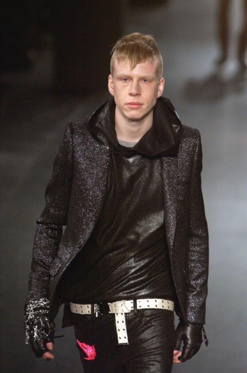 디올옴므 AW03 러스터 샤이니 글레터 블레이저 상품이미지4