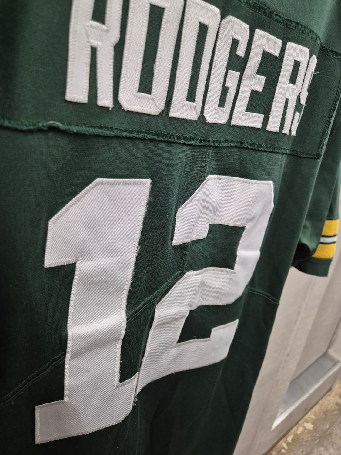 나이키 NFL 그린베이 패커스 12번 로저스 XXL 져지 상품이미지4