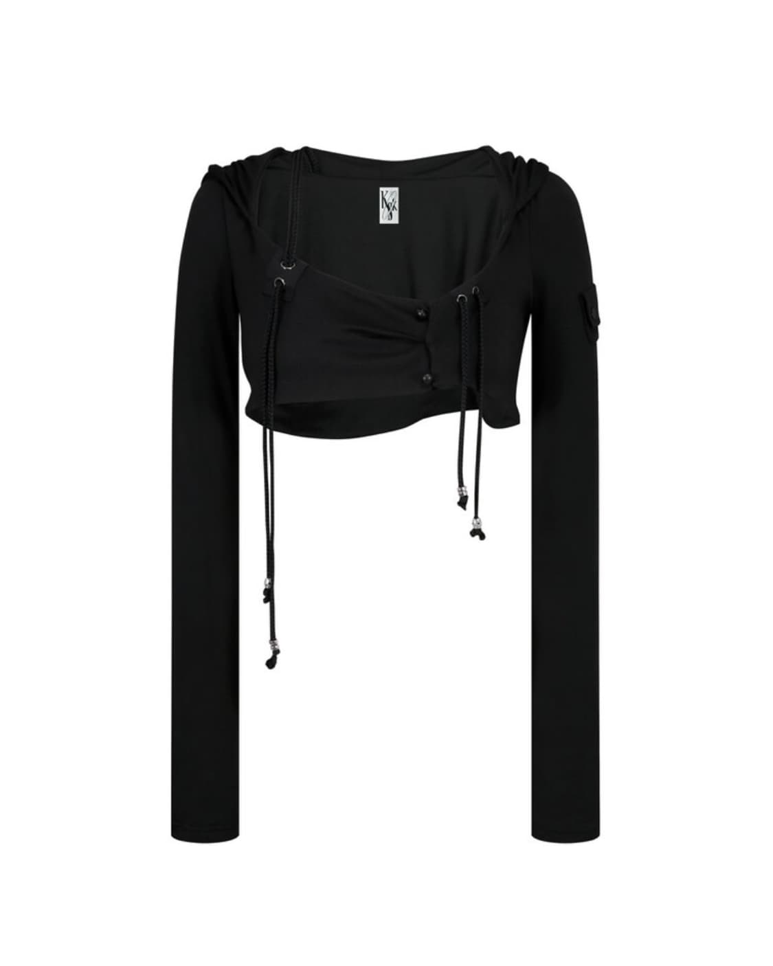 카시코 Hooded Bolero Cardigan 상품이미지3