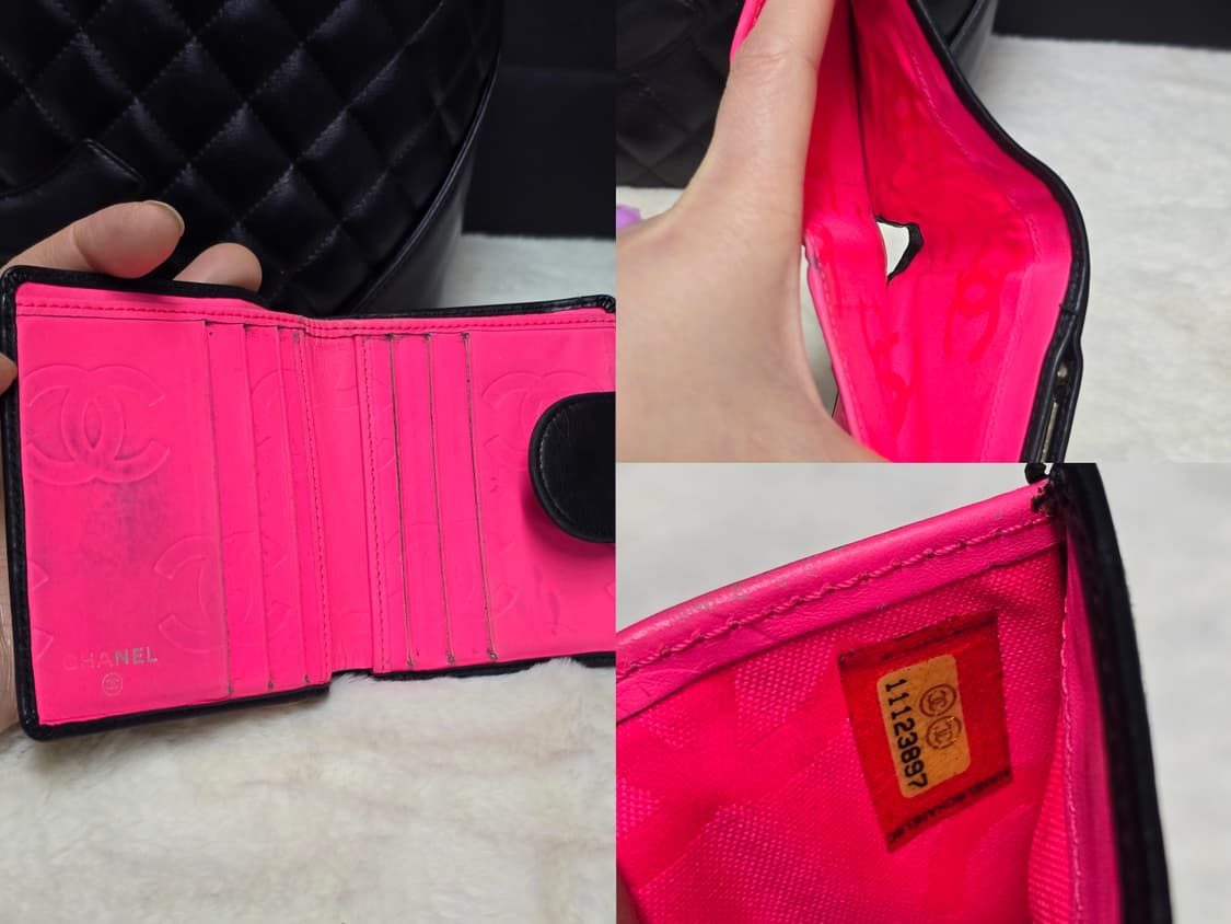 샤넬깜봉숄더백 + 샤넬깜봉반지갑 정품 상품이미지9