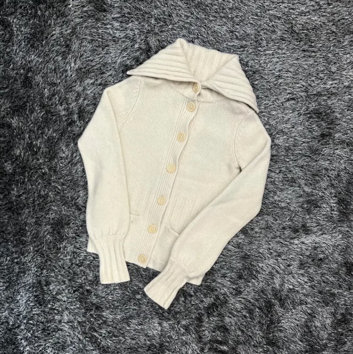 타미힐피거 여성 하이넥 울 가디건 (S) 상품이미지1