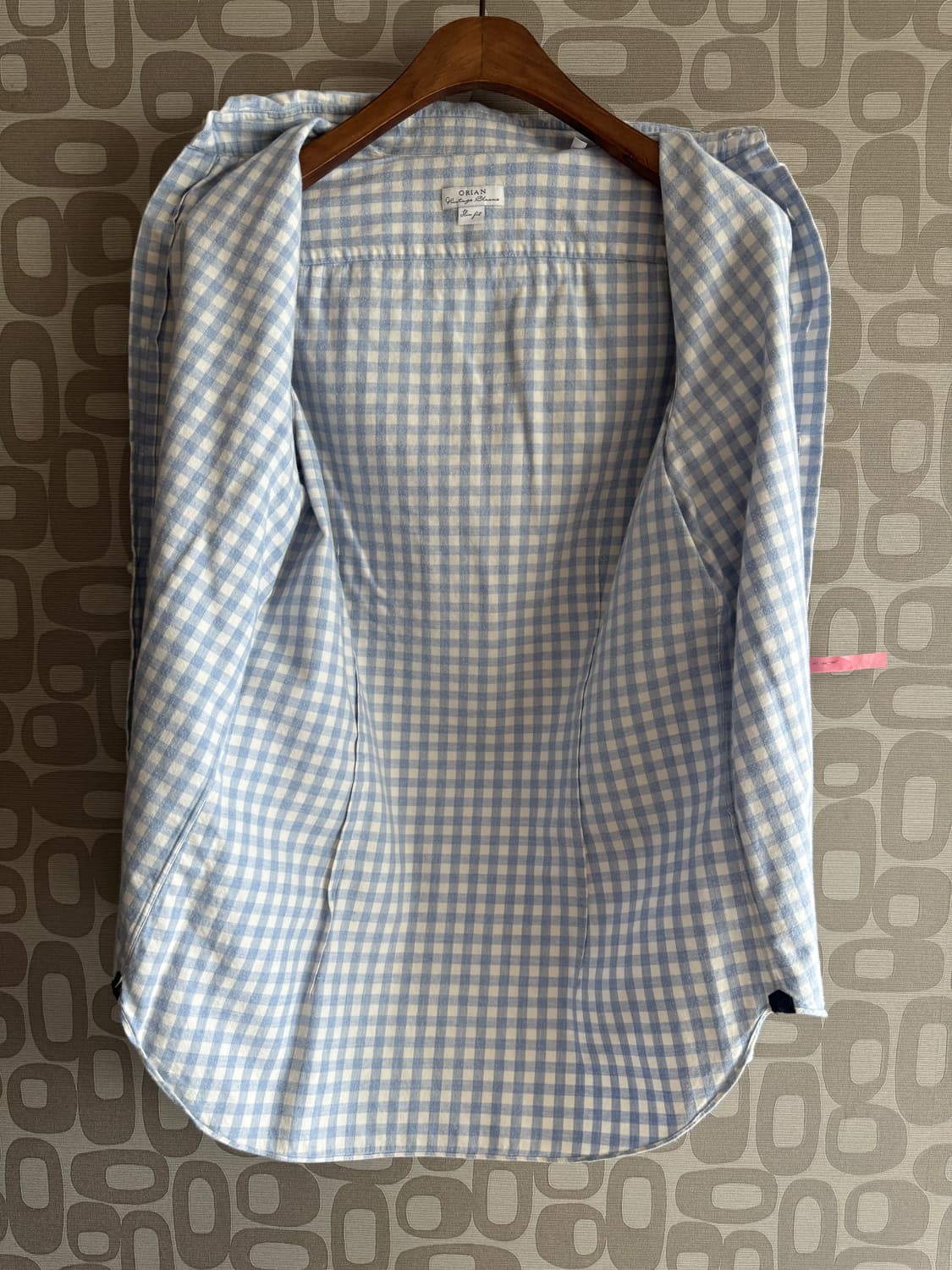 Orian 오리앙 브러쉬드 코튼 체크 셔츠 상품이미지5