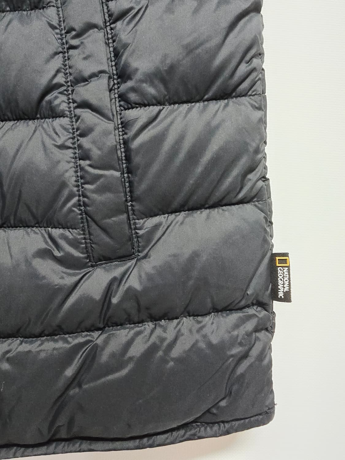 내셔널지오그래픽 블랙 구스다운패딩 조끼100 상품이미지4