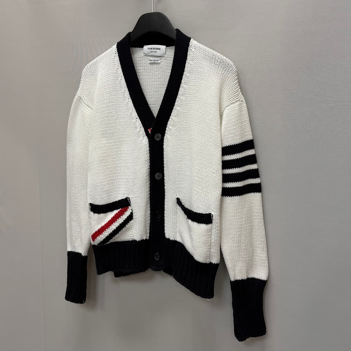톰브라운 인타르시아 스트라이프 가디건 (95)  상품이미지3