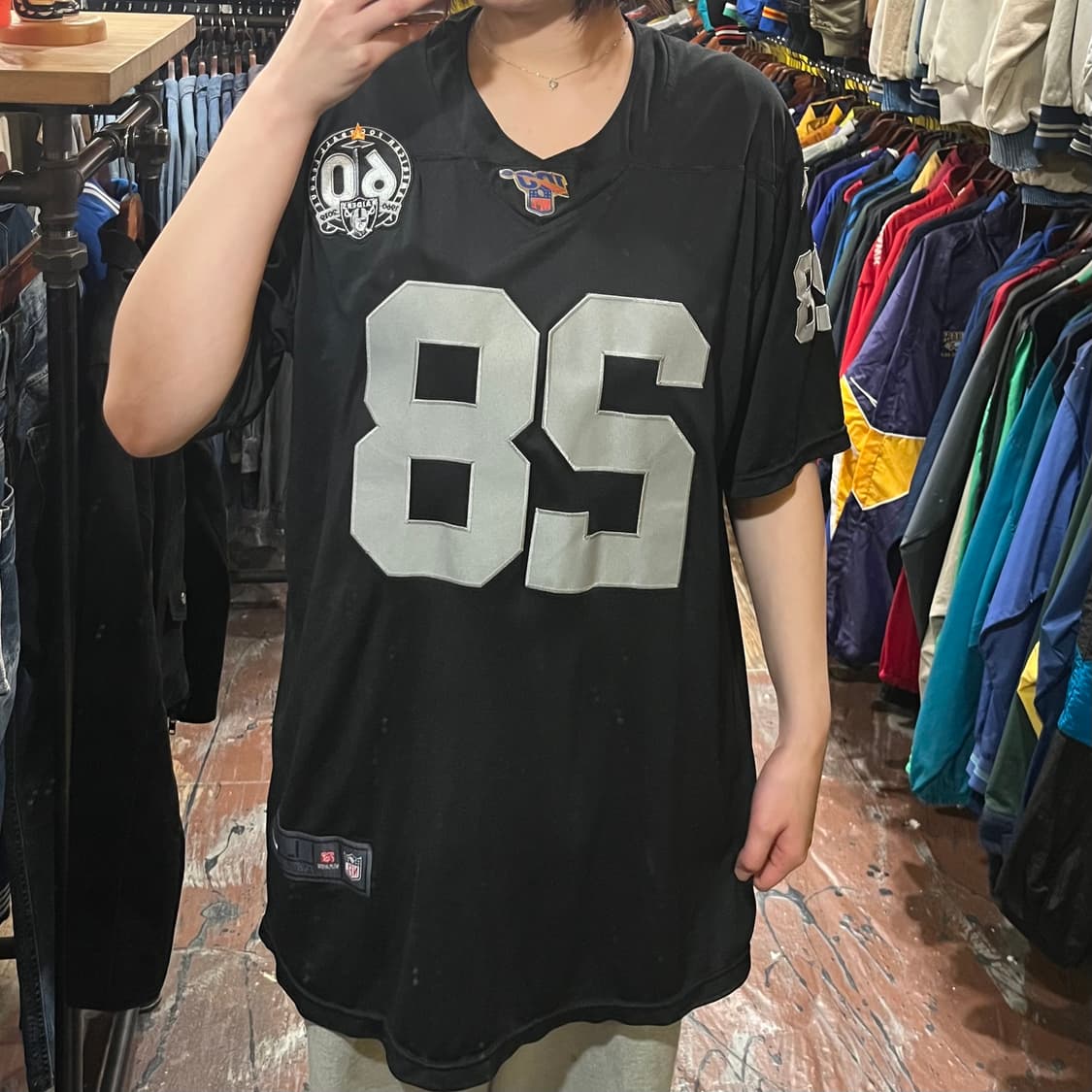 [HI] 나이키 NFL  레이더스 저지 블랙 상품이미지2