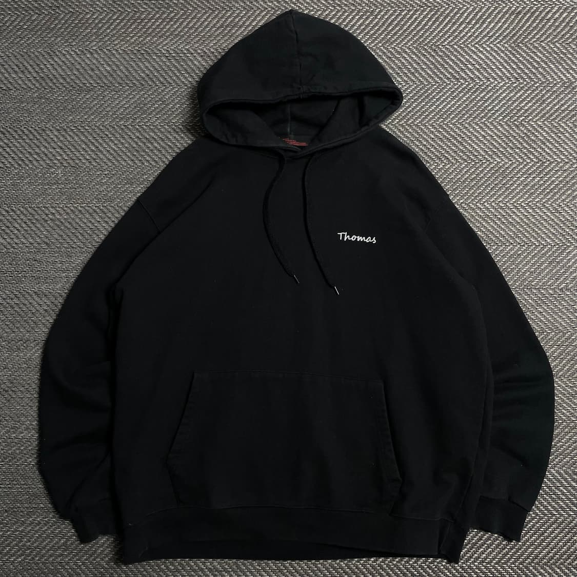 꼼파뇨 광복절 백 프린팅 빅로고 박시핏 후드 티셔츠y 5322 상품이미지3