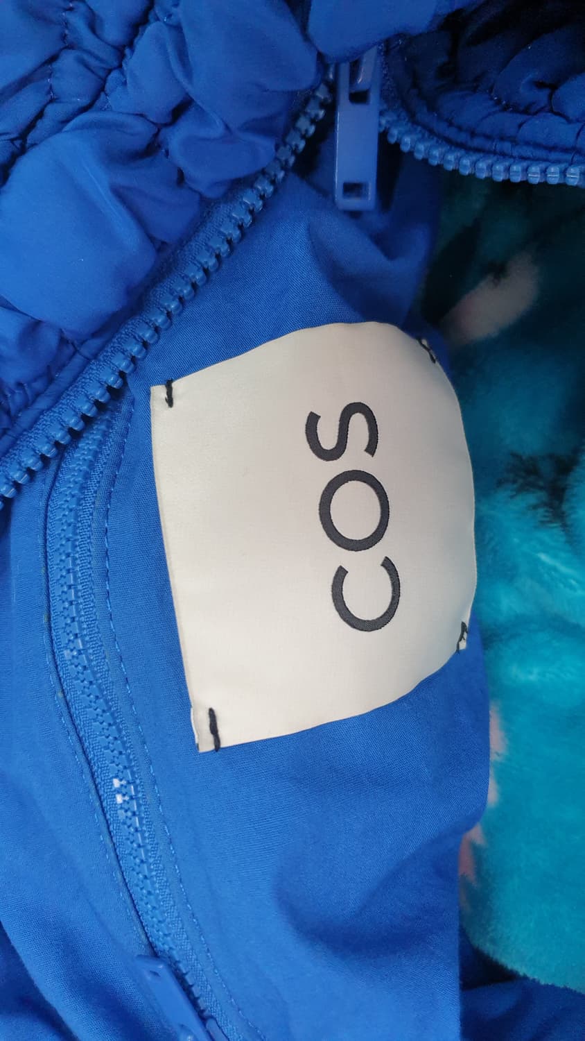 COS 코스 퀼티드 오버사이즈 구름백 블루 상품이미지3