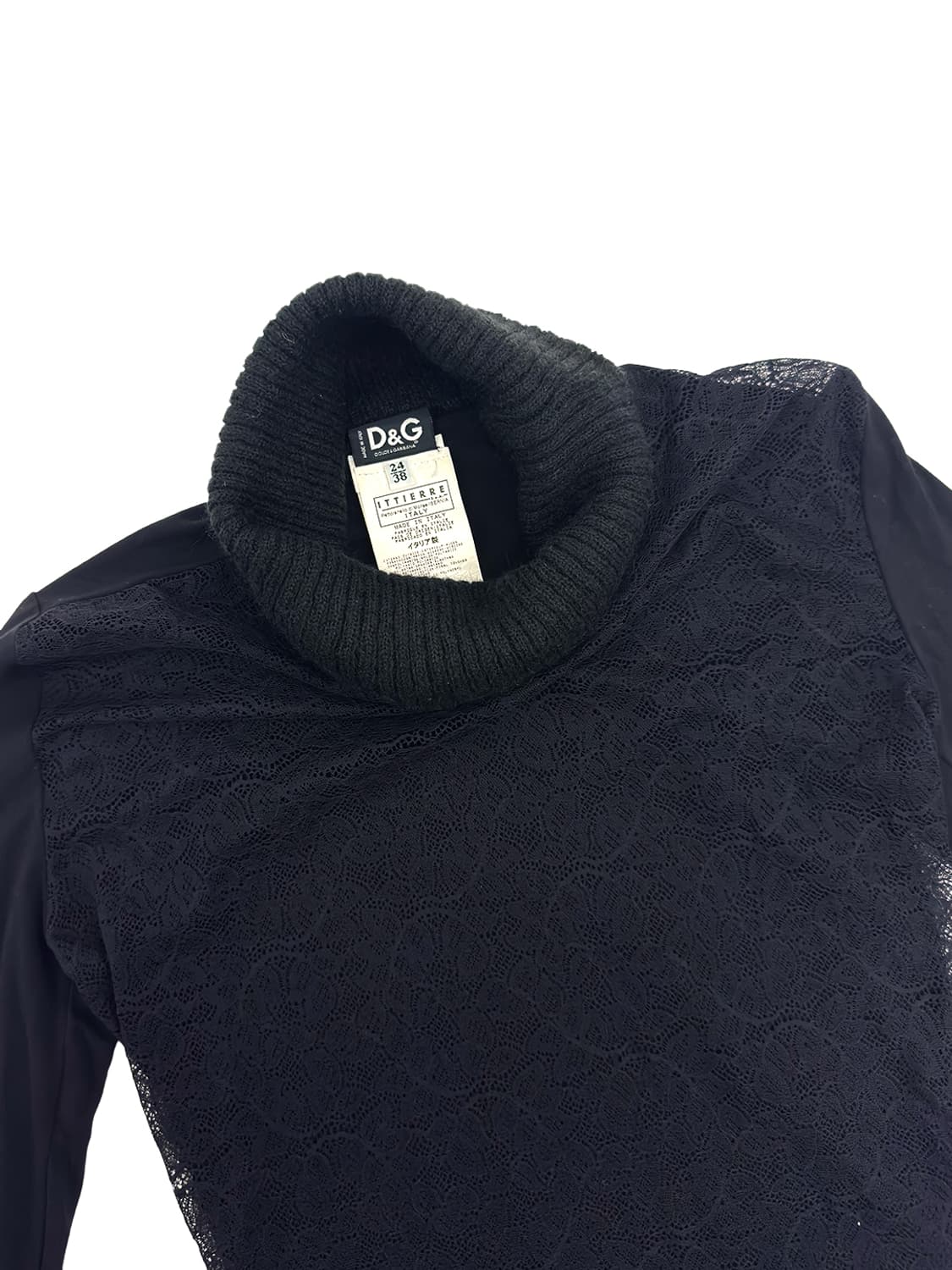 Dolce&Gabbana  Lace Turtleneck Top/ 38 상품이미지5